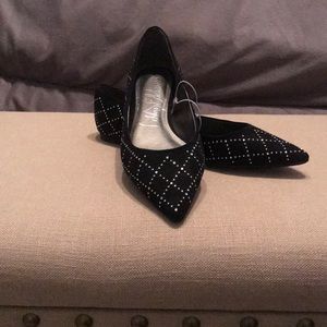 Black Pointed Toe Flats